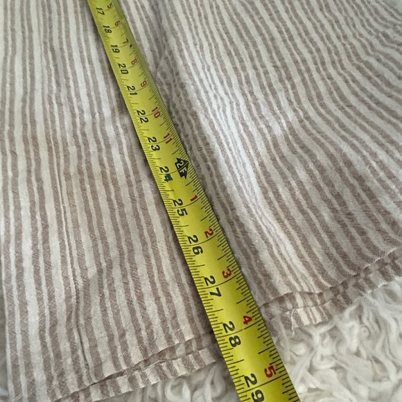 By Together' tan stripped wide leg pants Med w♥️#58 - Picture 7 of 7